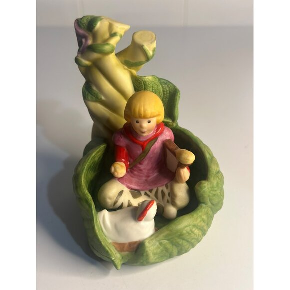 VTG The Franklin Mint 1986 Jack and The Beanstalk By Maggie Murphy 4.5" Ceramic - Picture 1 of 6